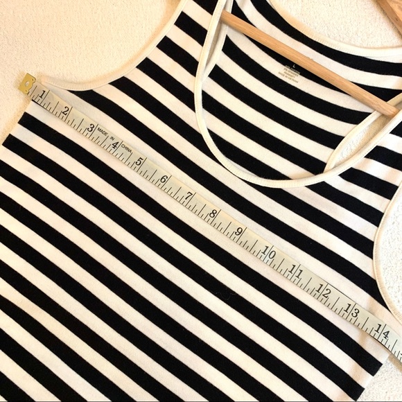 NWOT Womens Striped Sleeveless Top Size L - Picture 6 of 6